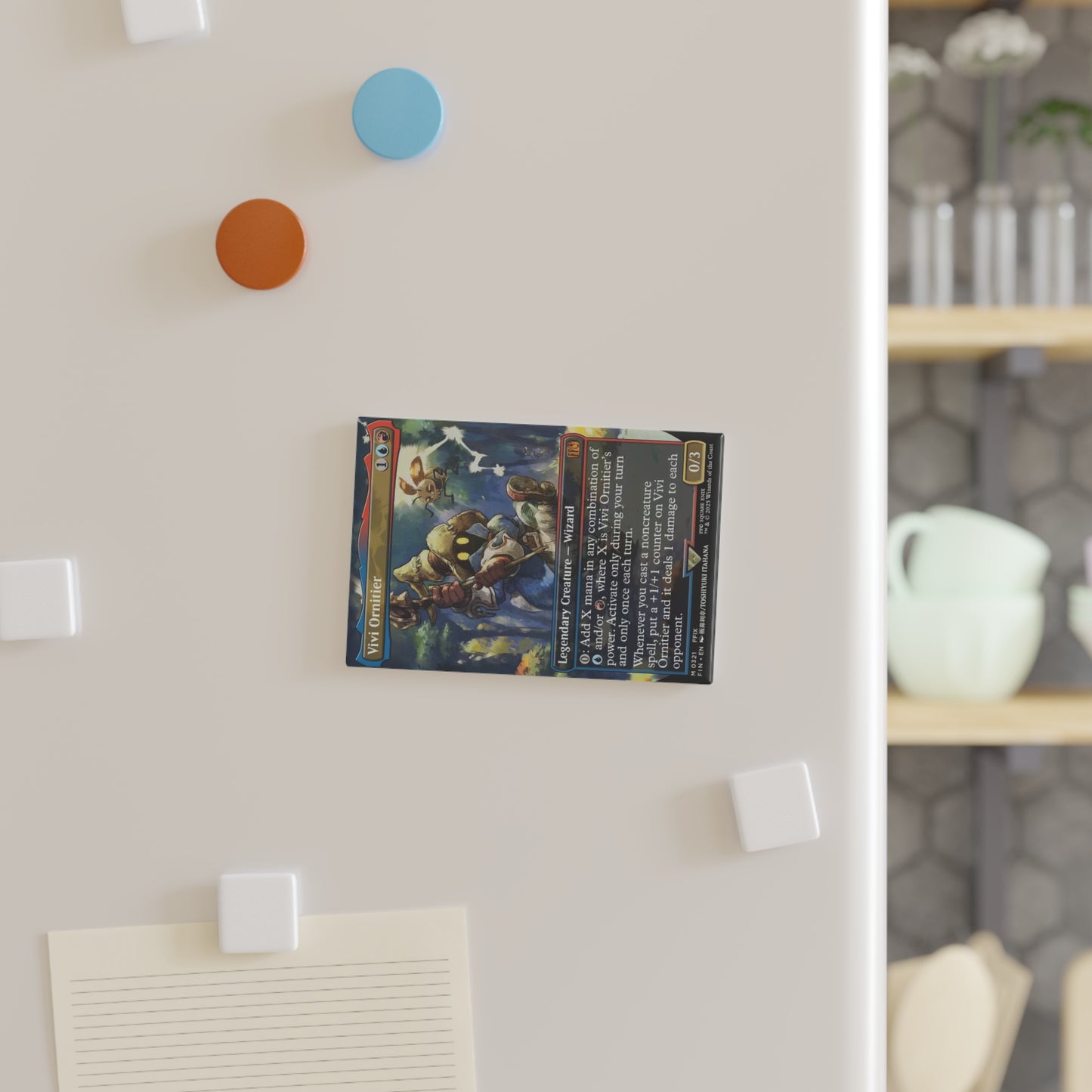 Final Fantasy Magic the Gathering Commander Magnet - Vivi