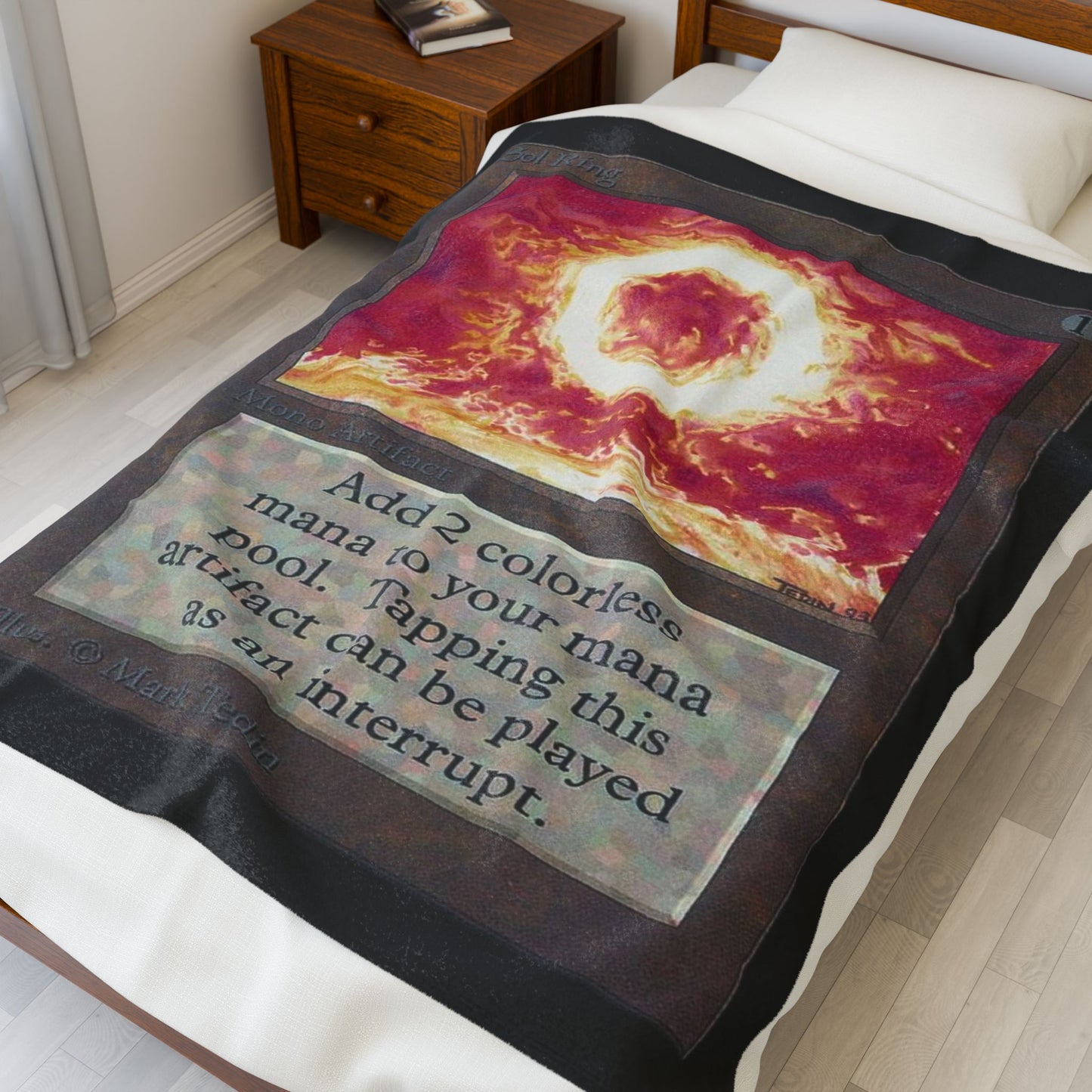 Sol Ring - 50"x60"Magic The Gathering Cozy Home Decor.