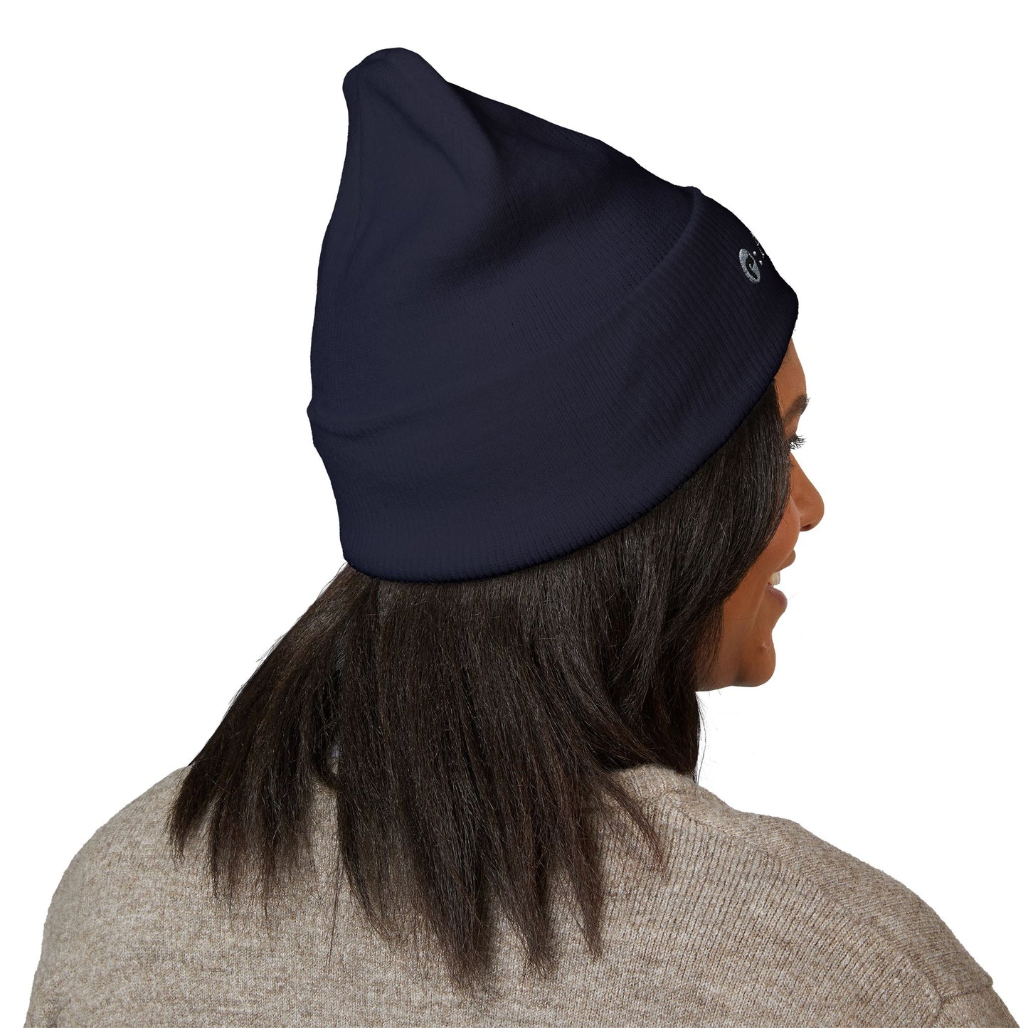 Embroidered Classic Cuffed Beanie - Trendy Winter Accessory