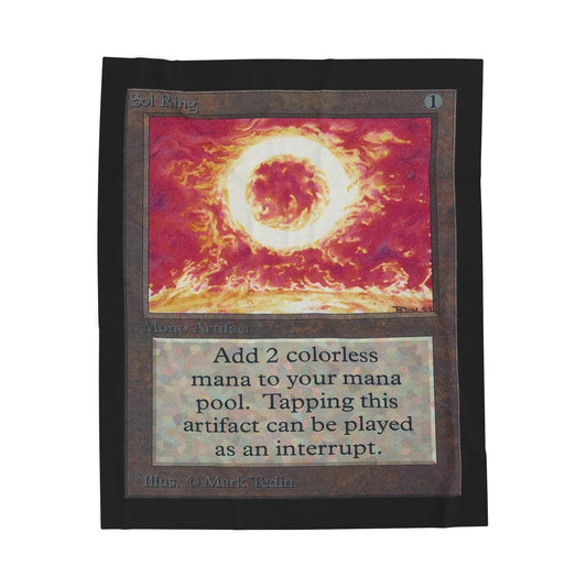Sol Ring - 50"x60"Magic The Gathering Cozy Home Decor.