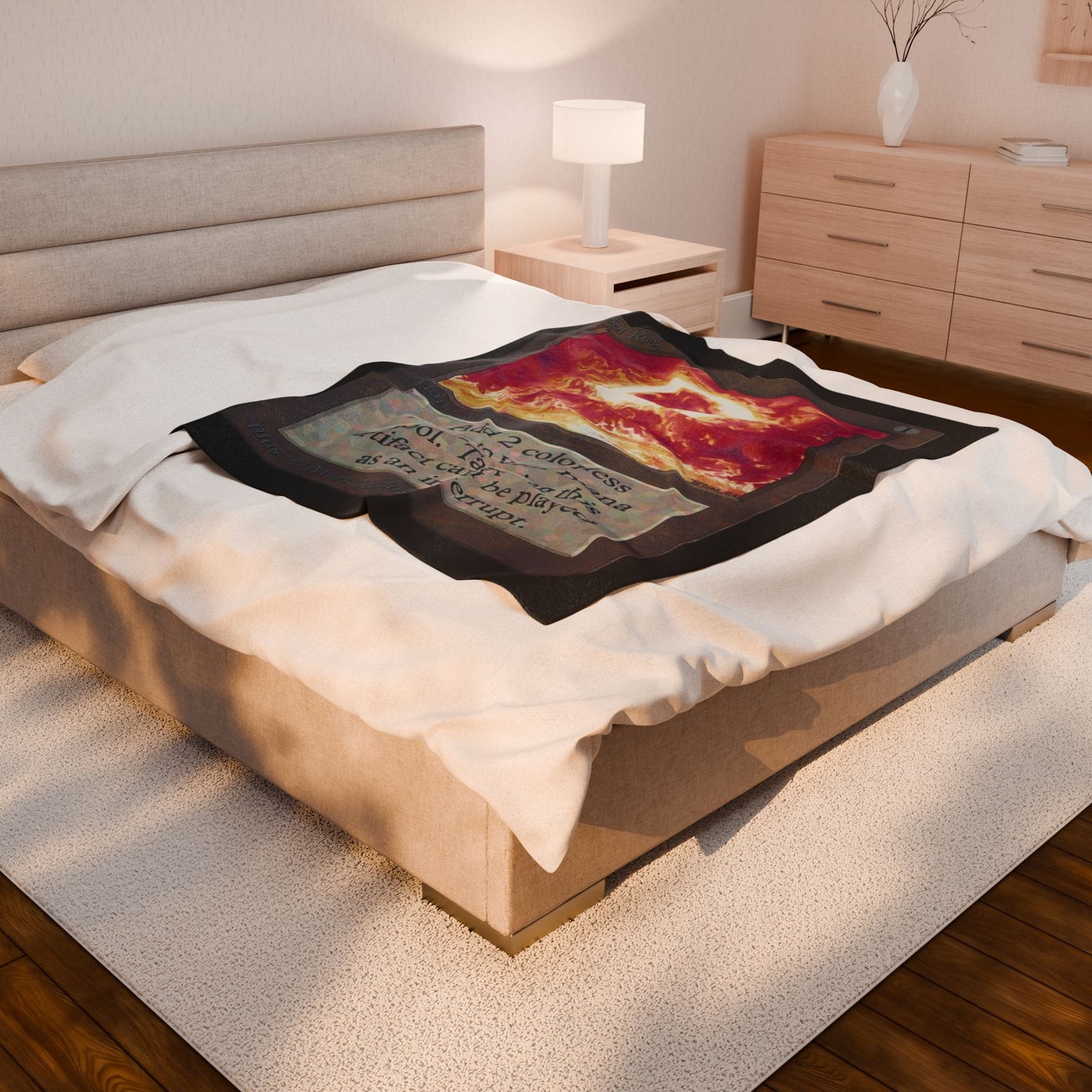 Sol Ring - 50"x60"Magic The Gathering Cozy Home Decor.