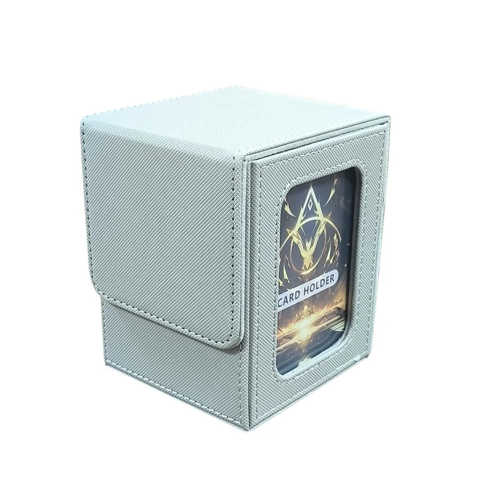UpscalePULeather100+Game Card Deck Box Magic: The Gathering Window Storage Box Packaging BoxPUCassette
