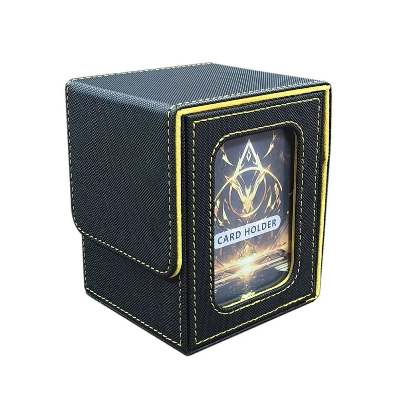 UpscalePULeather100+Game Card Deck Box Magic: The Gathering Window Storage Box Packaging BoxPUCassette
