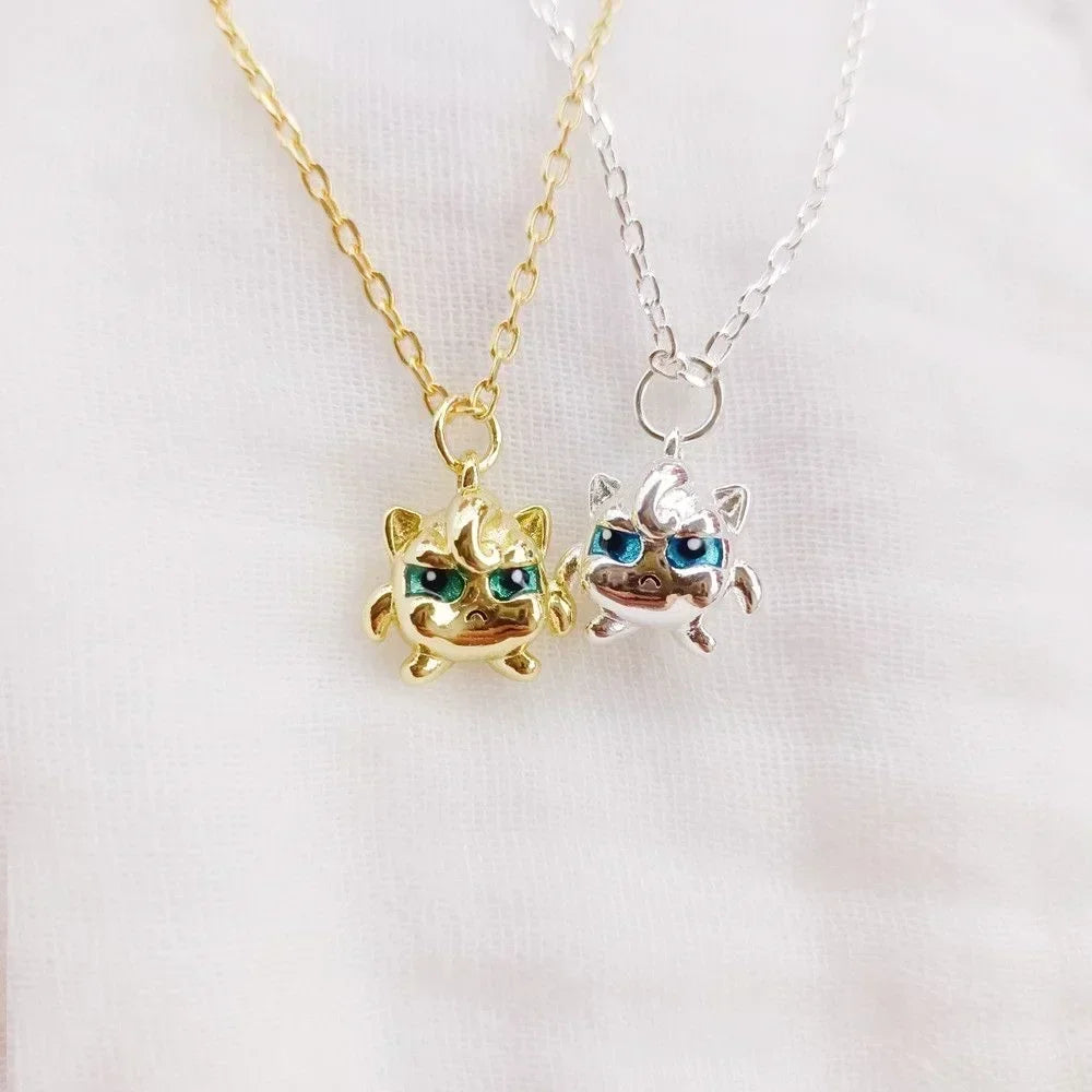 Pokemon Cartoon Animation Necklace Pendant Jewelry Teen Men and Women Fashion Trend High-End Accessories Decoration Gifts