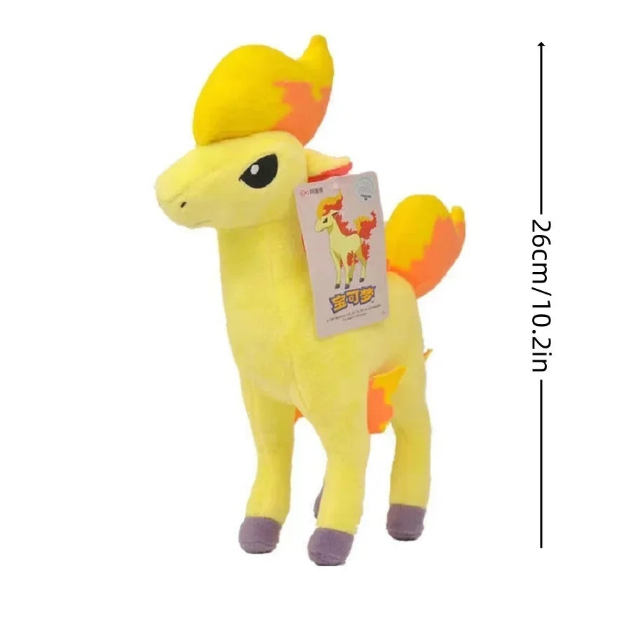 POKEMON Original Plush Toy Gengar Pikachu Charizard Genuine Plush Doll Soft Kawaii Cute Cartoon Piplup Toys for Kids Gift