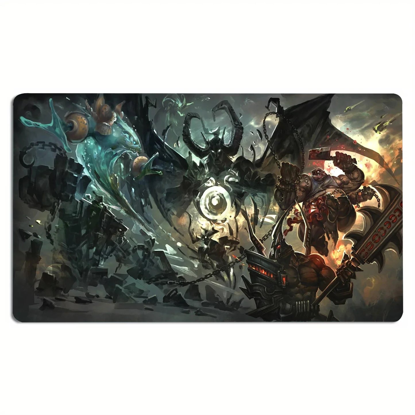 Magic Gathering MTG Gaming Mats TCG CCG Trading Card Game Table Mat Rules Area rubber mouse pad Party Player Accessories XXL