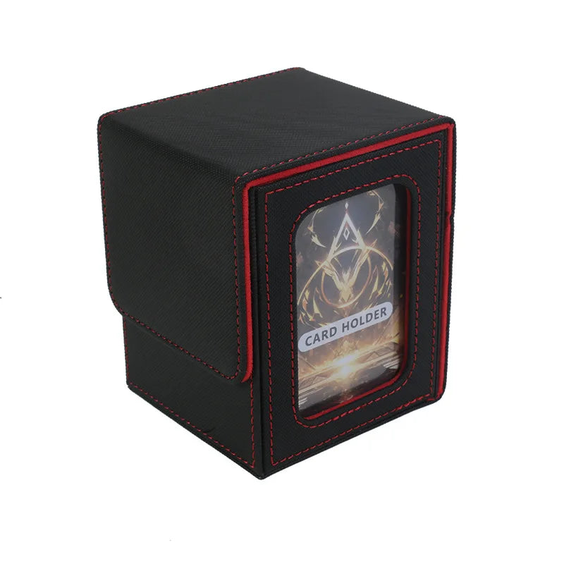 UpscalePULeather100+Game Card Deck Box Magic: The Gathering Window Storage Box Packaging BoxPUCassette