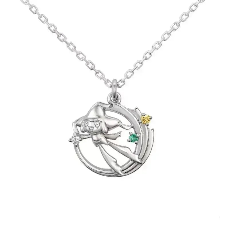 Pokemon Cartoon Animation Necklace Pendant Jewelry Teen Men and Women Fashion Trend High-End Accessories Decoration Gifts