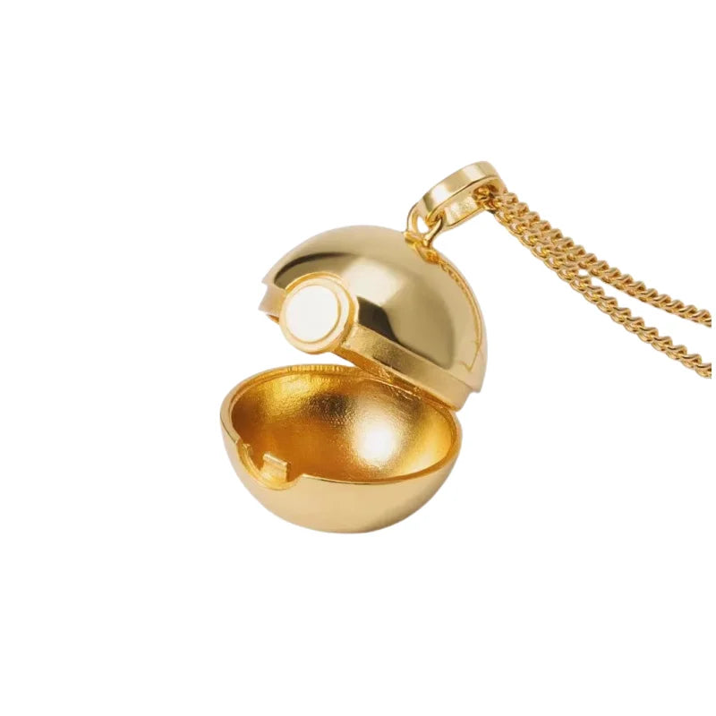 Pokemon Cartoon Animation Necklace Pendant Jewelry Teen Men and Women Fashion Trend High-End Accessories Decoration Gifts