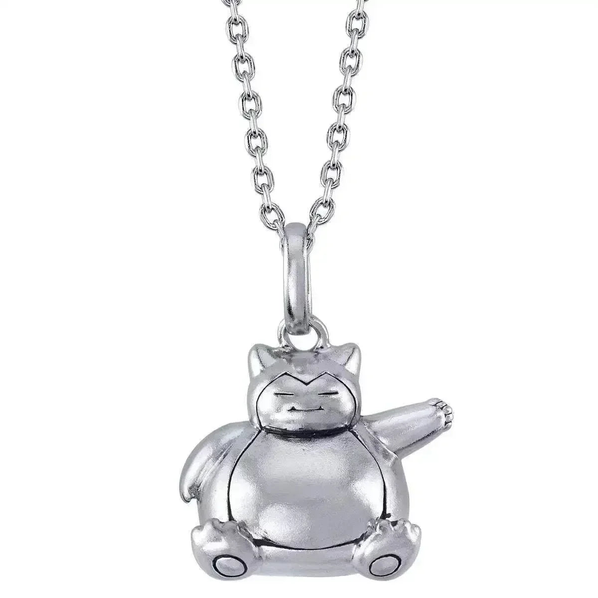 Pokemon Necklace Pendant 925 Silver Cartoon Animation Jewelry Accessories Niche Design Light Luxury Fashion Couple Trend Crafts