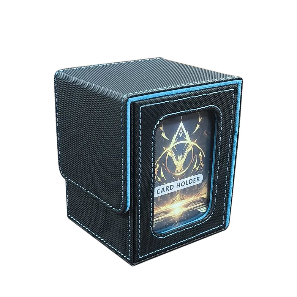 UpscalePULeather100+Game Card Deck Box Magic: The Gathering Window Storage Box Packaging BoxPUCassette