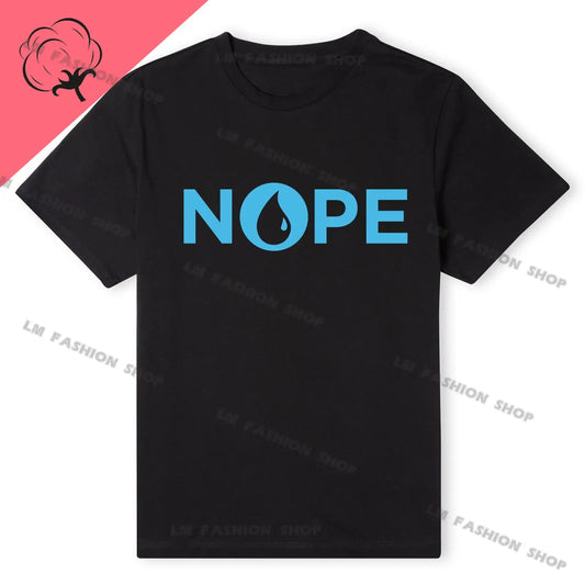 Official Magic The Gathering Nope Graphic TShirts Men's Clothing Short Sleeve Tops Cotton Tees Women's Printed T-Shirt