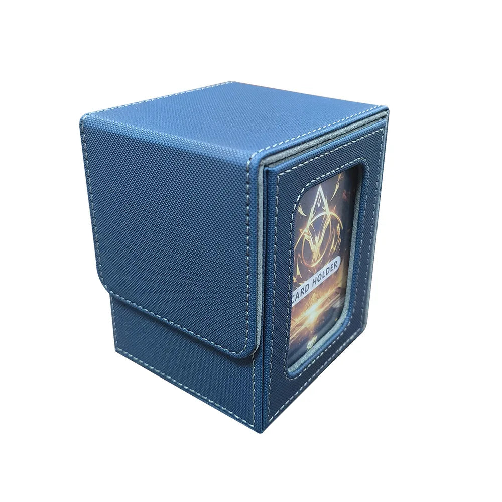 UpscalePULeather100+Game Card Deck Box Magic: The Gathering Window Storage Box Packaging BoxPUCassette