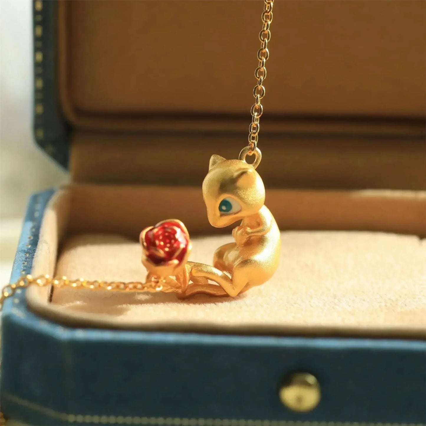 Pokemon Necklace Pendant 925 Silver Cartoon Animation Jewelry Accessories Niche Design Light Luxury Fashion Couple Trend Crafts