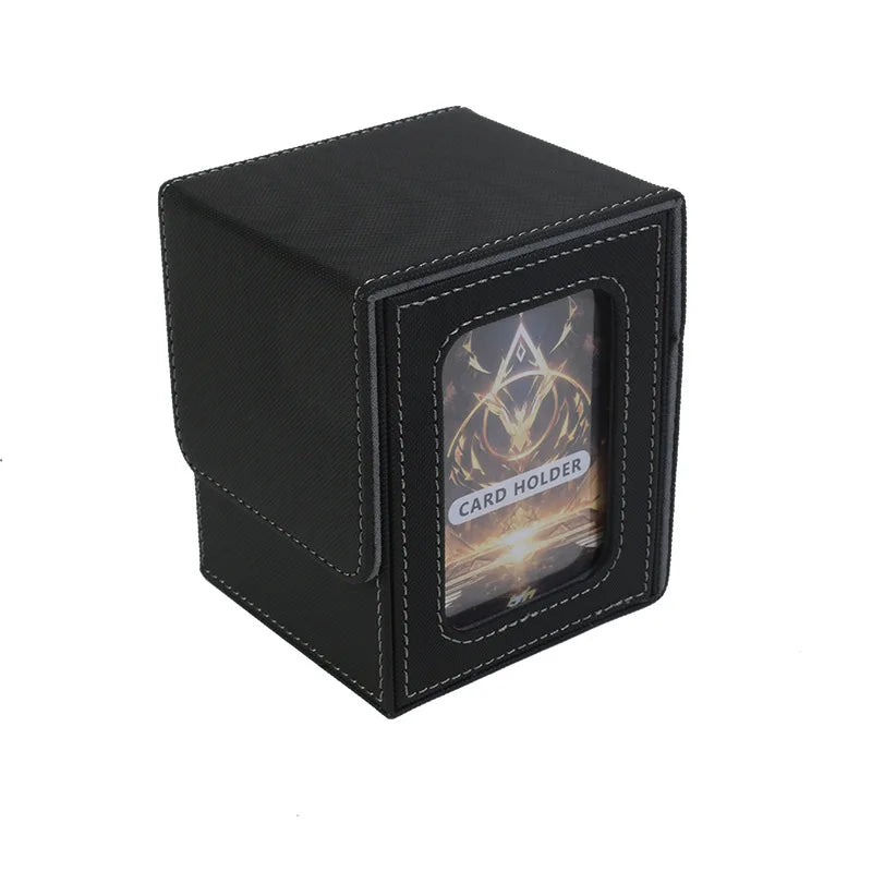 UpscalePULeather100+Game Card Deck Box Magic: The Gathering Window Storage Box Packaging BoxPUCassette