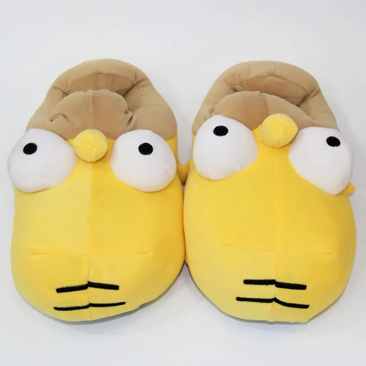 28cm Pokemon Anime Eevee Umbreon Pikachu Cute Animal Cartoon Plush Indoor Adult Slippers Stuffed Shoes Toys