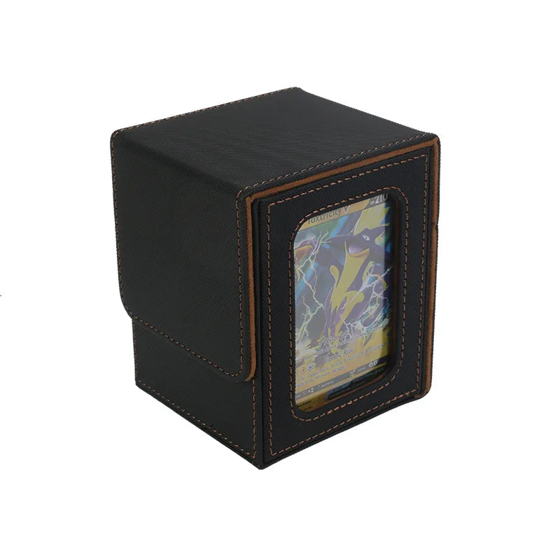 UpscalePULeather100+Game Card Deck Box Magic: The Gathering Window Storage Box Packaging BoxPUCassette