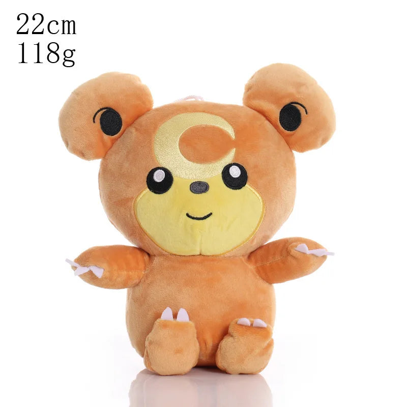 Newest Pokemon 25 Types Poke Ball Plush Toys Mew Umbreon Ivysaur Stuffed Doll Sprigatito Fuecoco Hobbies Collection Gifts