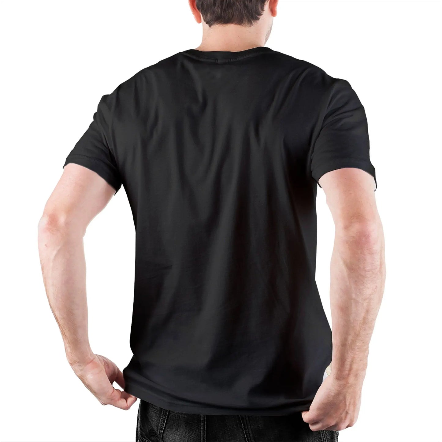 Dungeon Dragon DnD T Shirts Men Pure Cotton Vintage T-Shirts O Neck Tee Shirt Short Sleeve Clothes Adult