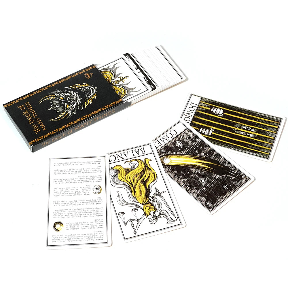 The Deck of Many Things Compatible w/ Dungeons and Dragons Fifth Edition Dungeon Master Accessories D&D Gifts Fifth Edition Gift