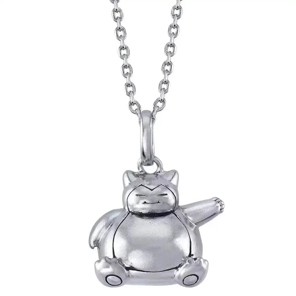 Pokemon Necklace Pendant 925 Silver Cartoon Animation Jewelry Accessories Niche Design Light Luxury Fashion Couple Trend Crafts