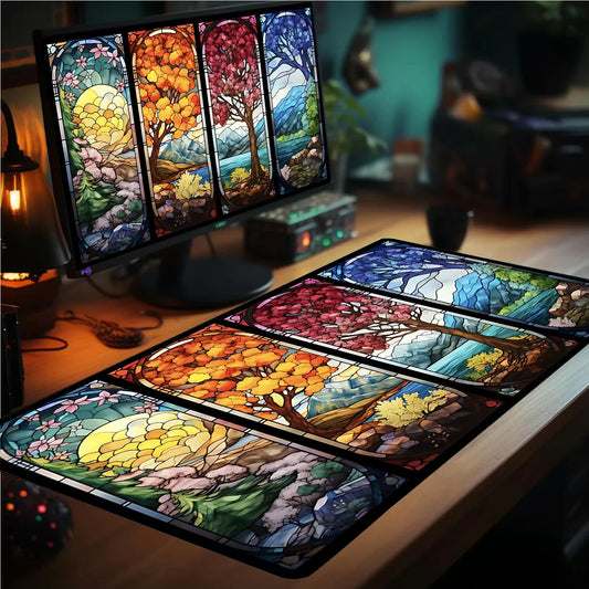 Magic Gathering MTG Gaming Mats TCG CCG Trading Card Game Table Mat Rules Area rubber mouse pad Party Player Accessories XXL