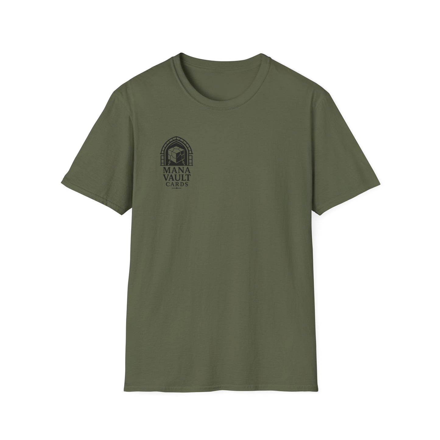 Mana Vault Cards Unisex Softstyle T-Shirt - Comfortable Gamer Apparel