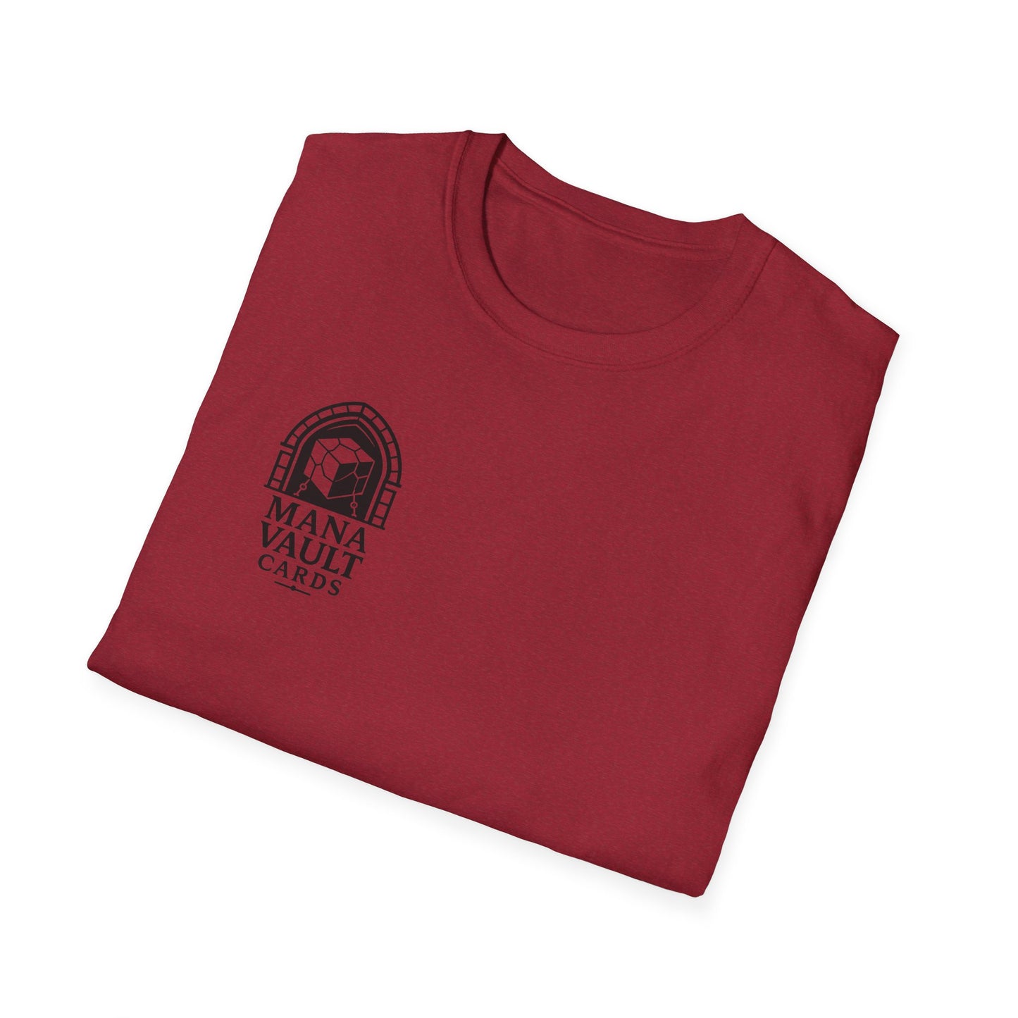 Mana Vault Cards Unisex Softstyle T-Shirt - Comfortable Gamer Apparel