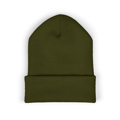 Embroidered Classic Cuffed Beanie - Trendy Winter Accessory