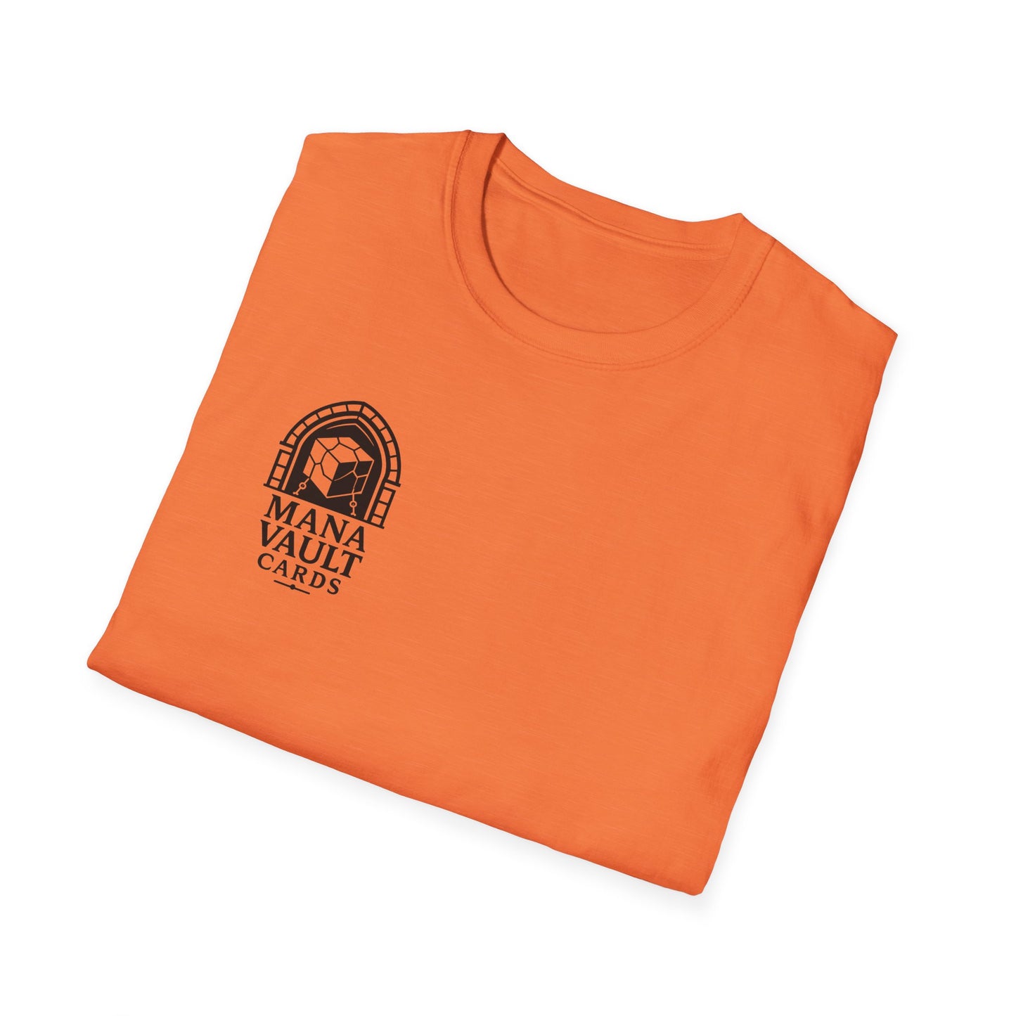 Mana Vault Cards Unisex Softstyle T-Shirt - Comfortable Gamer Apparel