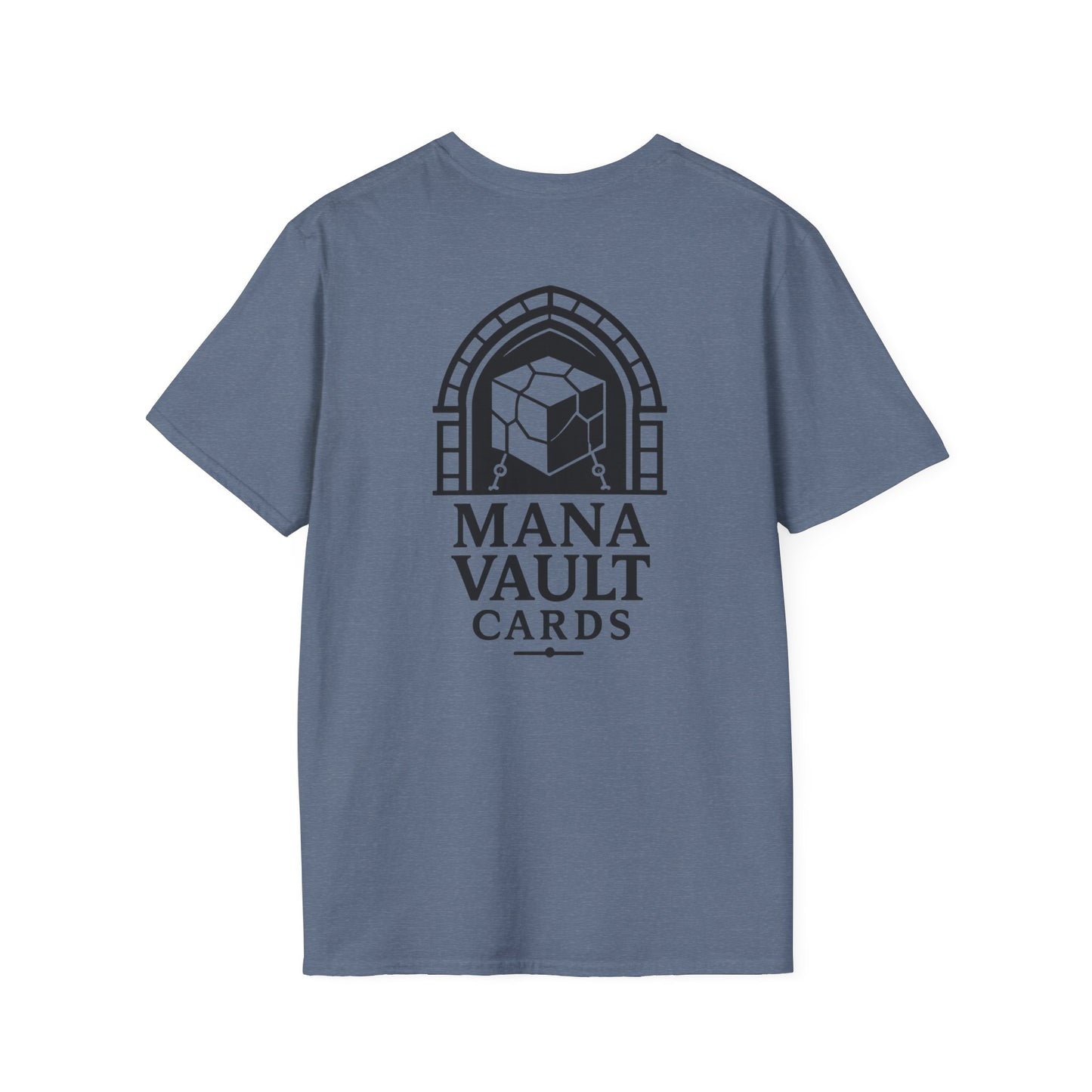 Mana Vault Cards Unisex Softstyle T-Shirt - Comfortable Gamer Apparel