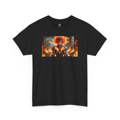 Inferno Vibe Unisex Heavy Cotton Tee - Bold Graphic Design for Everyday Wear