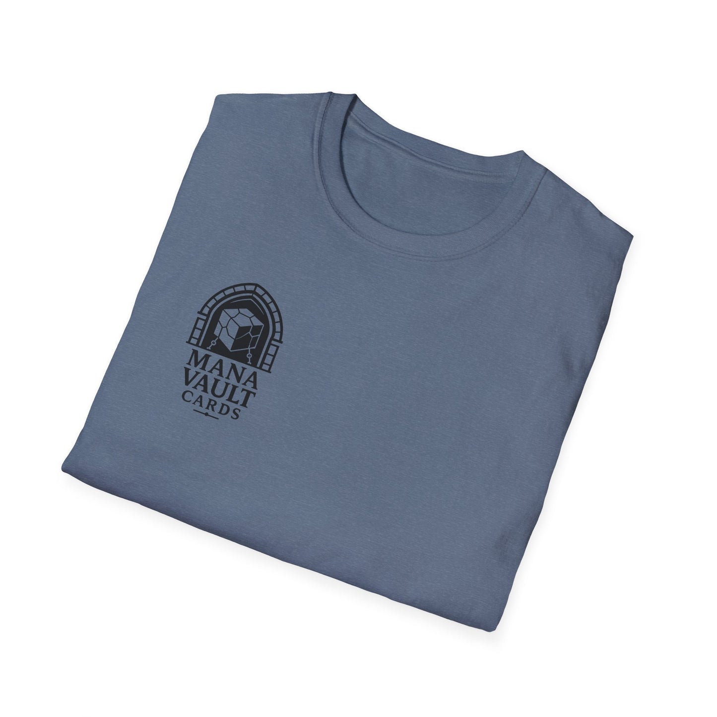 Mana Vault Cards Unisex Softstyle T-Shirt - Comfortable Gamer Apparel