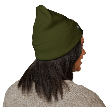 Embroidered Classic Cuffed Beanie - Trendy Winter Accessory