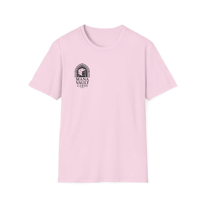 Mana Vault Cards Unisex Softstyle T-Shirt - Comfortable Gamer Apparel