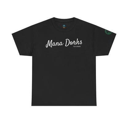 Unisex Heavy Cotton Tee - "Mana Dorks TCG League" - Perfect for Gamers and Collectors