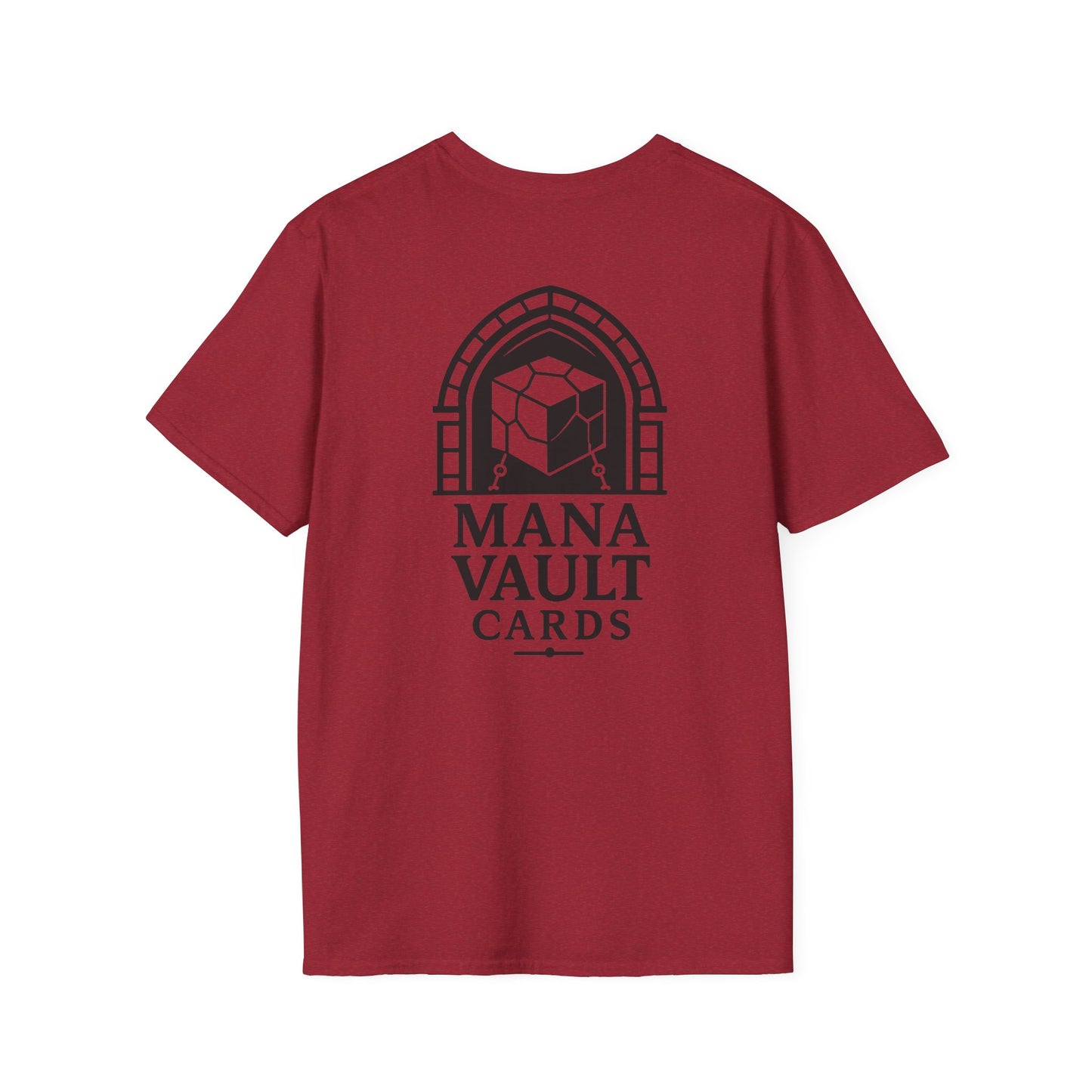Mana Vault Cards Unisex Softstyle T-Shirt - Comfortable Gamer Apparel