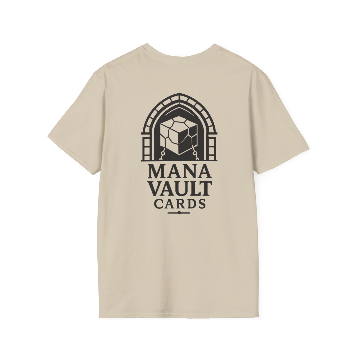 Mana Vault Cards Unisex Softstyle T-Shirt - Comfortable Gamer Apparel