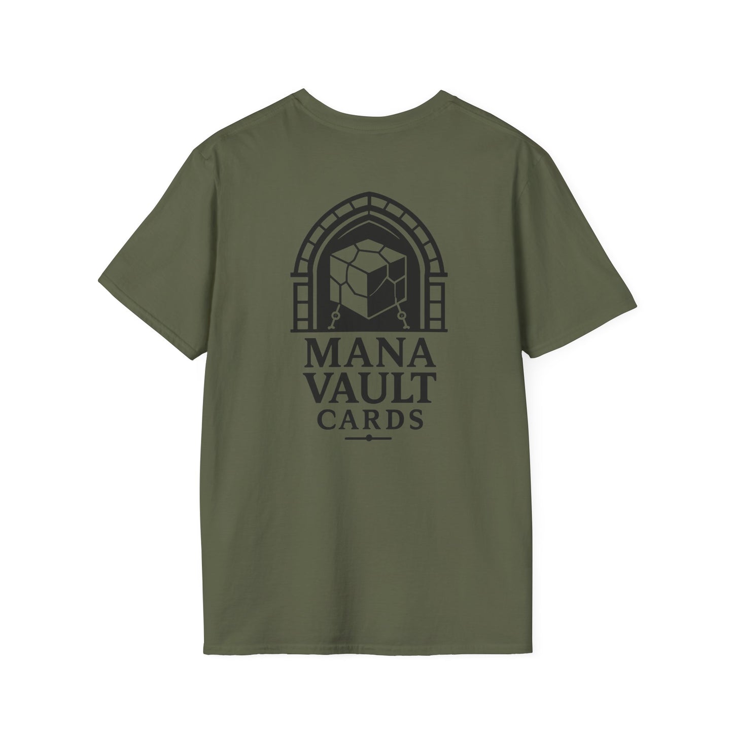 Mana Vault Cards Unisex Softstyle T-Shirt - Comfortable Gamer Apparel