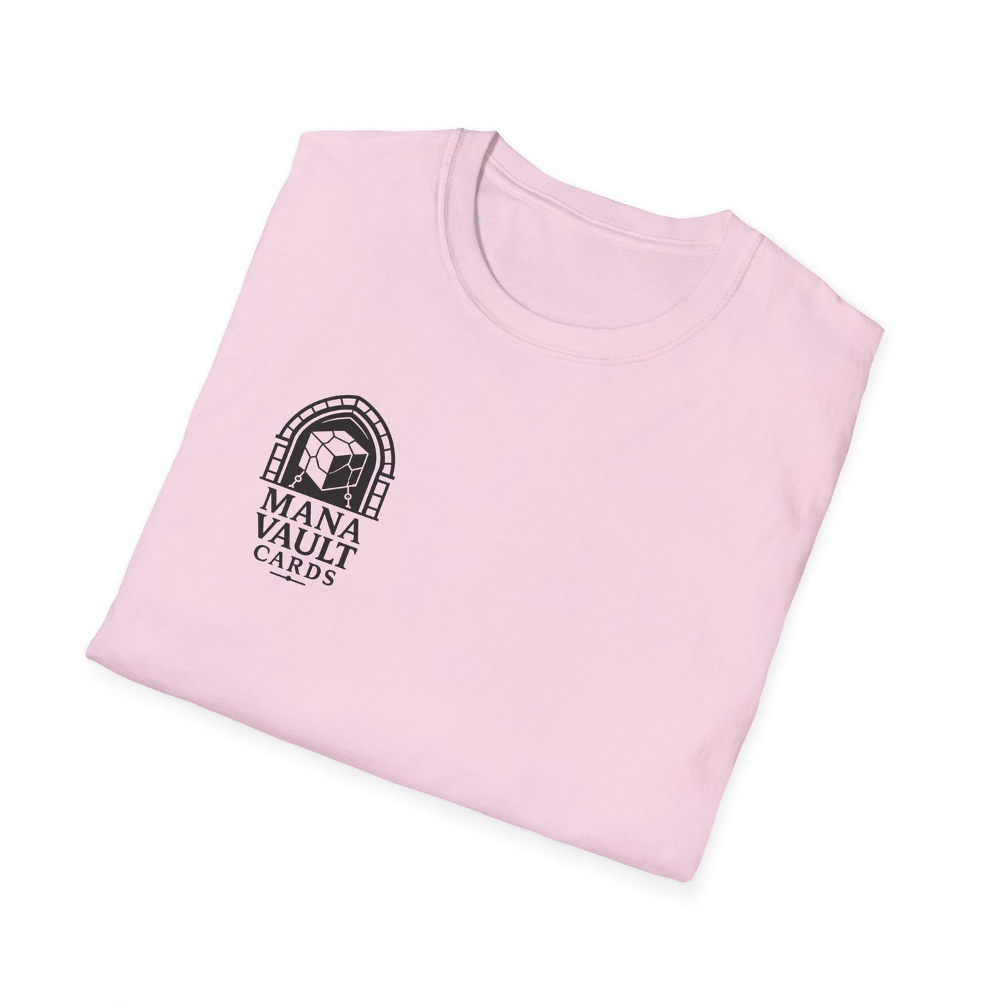 Mana Vault Cards Unisex Softstyle T-Shirt - Comfortable Gamer Apparel