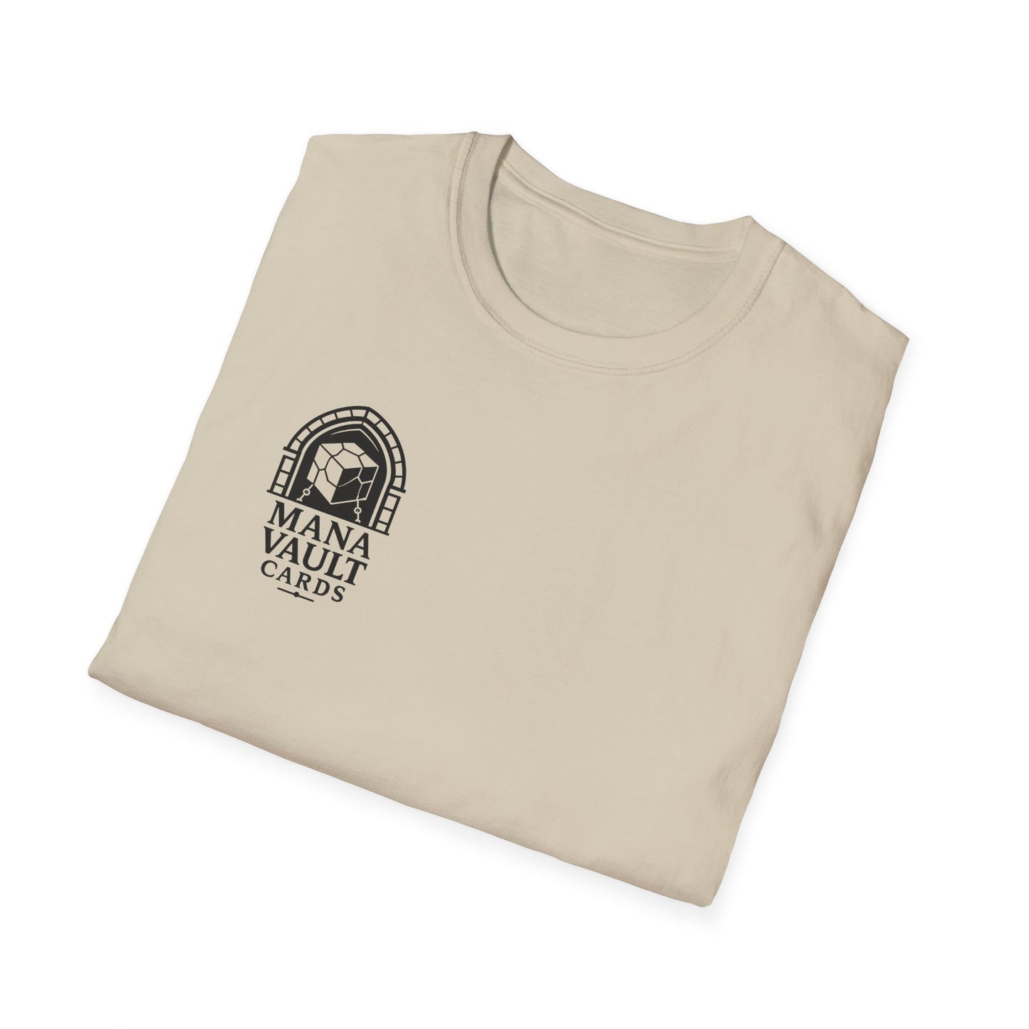 Mana Vault Cards Unisex Softstyle T-Shirt - Comfortable Gamer Apparel