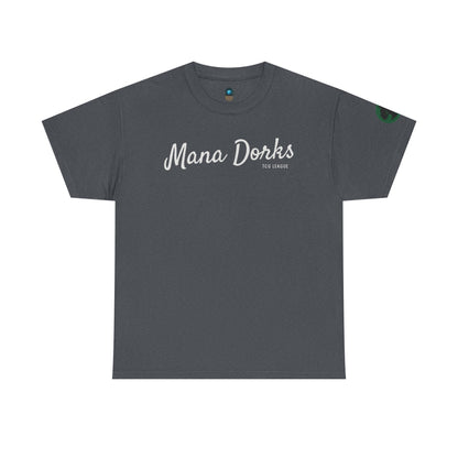 Unisex Heavy Cotton Tee - "Mana Dorks TCG League" - Perfect for Gamers and Collectors