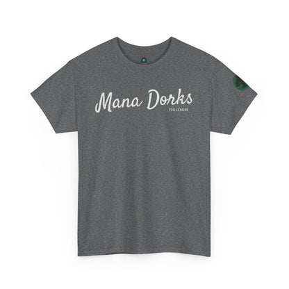 Unisex Heavy Cotton Tee - "Mana Dorks TCG League" - Perfect for Gamers and Collectors