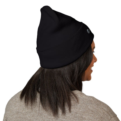 Embroidered Classic Cuffed Beanie - Trendy Winter Accessory