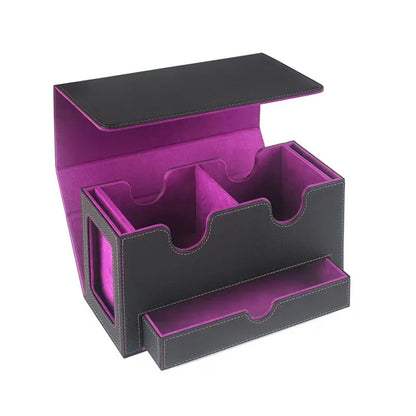 2025 New commander Trading Card Deck Storage Box Game magic the gathering triple sleeved TCG game case collection