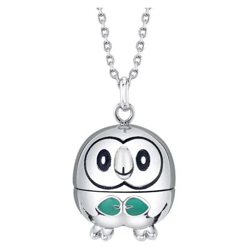 Pokemon Cartoon Necklace Pendant Jewelry Peripheral Mimikyu Charizard Ievee Couple Niche Light Luxury Clothes Accessories Gifts