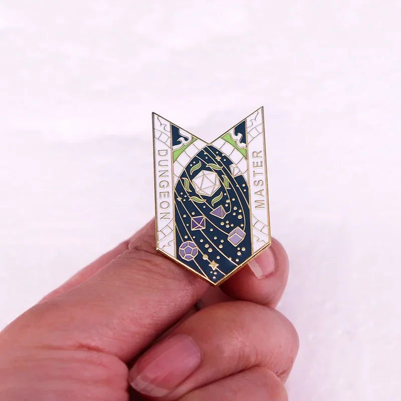 Dungeons - Game Dragons Enamel Brooch Game and Movie Series Same Hat Coat Lapel Pin Badge for Friends Cosplay Jewelry Gifts