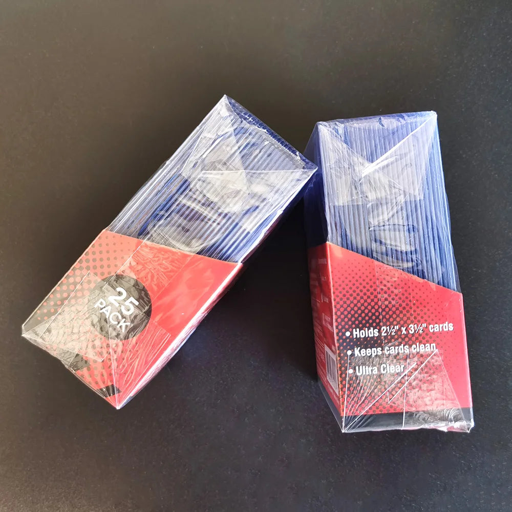 Ultra Pro 35/55/75/100/130/180PT Trading Cards Thick Top Loaders Perfect Fit Game Cards Hard Plastic Card Protectors Card Cover