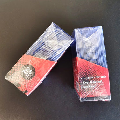 Ultra Pro 35/55/75/100/130/180PT Trading Cards Thick Top Loaders Perfect Fit Game Cards Hard Plastic Card Protectors Card Cover