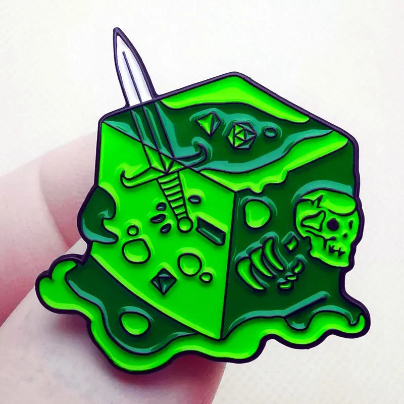 Dungeons - Game Dragons Enamel Brooch Game and Movie Series Same Hat Coat Lapel Pin Badge for Friends Cosplay Jewelry Gifts